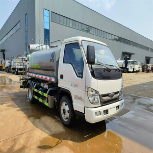 Foton mavi markalı 4.5 ton suvarma maşını, çoxfunksiyalı su maşını, 5 kvadrat