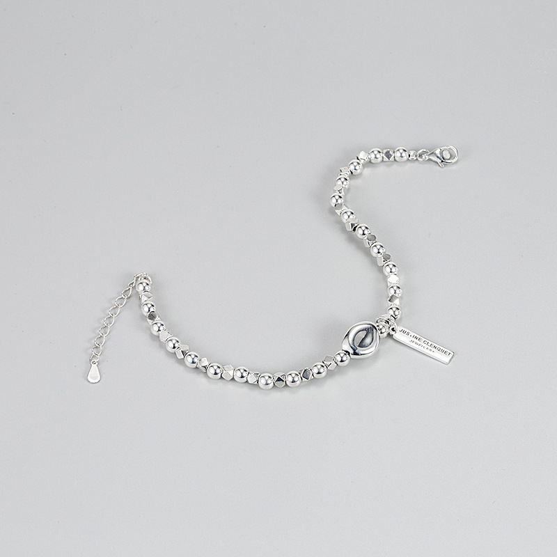 Casual Letter Sterling Silver Plating Bracelets 1 Piece
