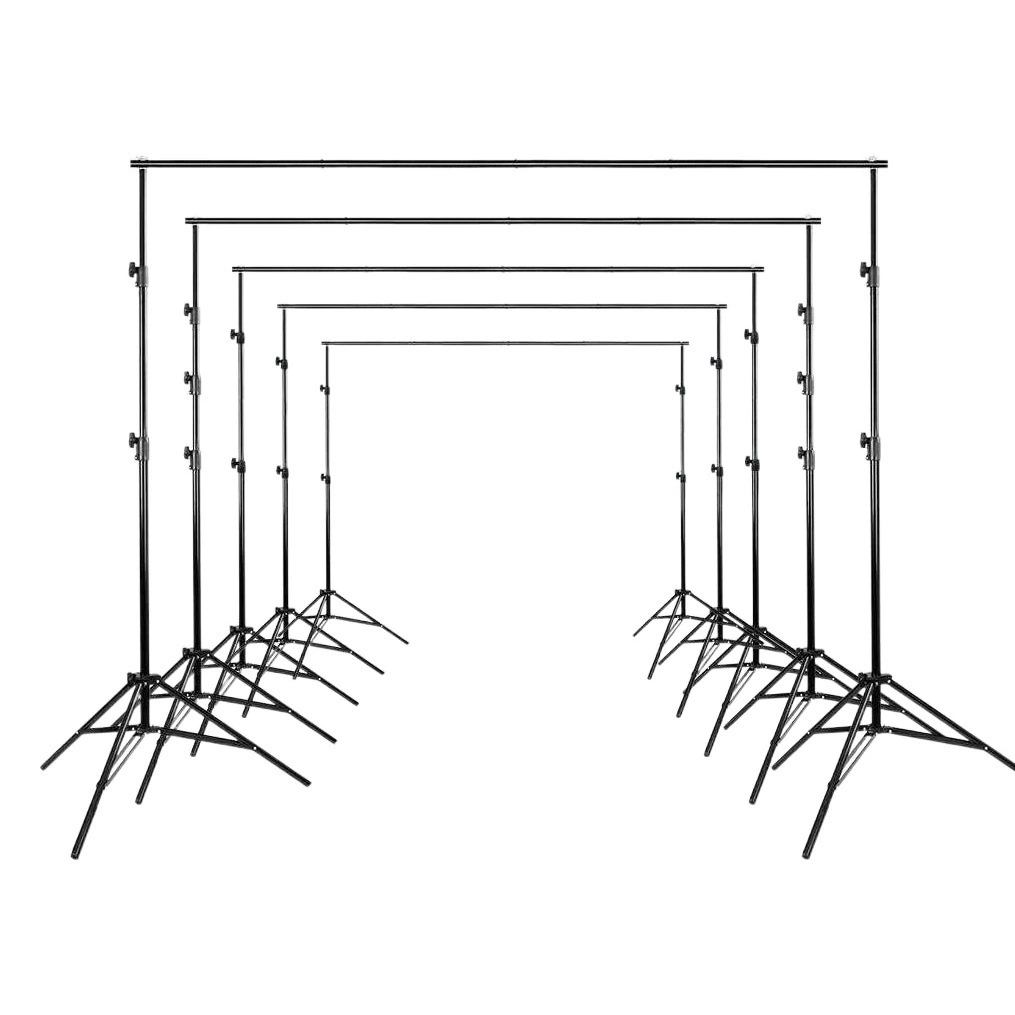 Портативная Т-образная фоновая Рамка Выдвижной металлический кронштейн якорь портрет документ камера трубка фон ткань стойка оптом