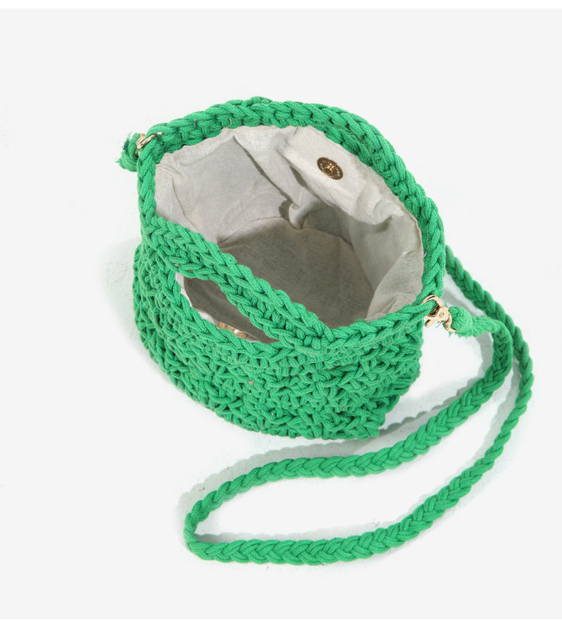 Bucket Bag Bags Type Casual Occasion Polyester Material Women's Small All Seasons Polyester Solid Color Cute Magnetic Buckle Bucket Bag