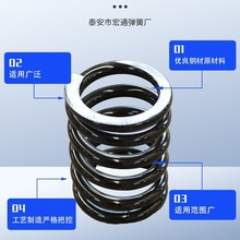 压缩弹簧定制给煤机矿筛钢簧大线径 不锈钢螺旋减震垫柱压缩弹簧