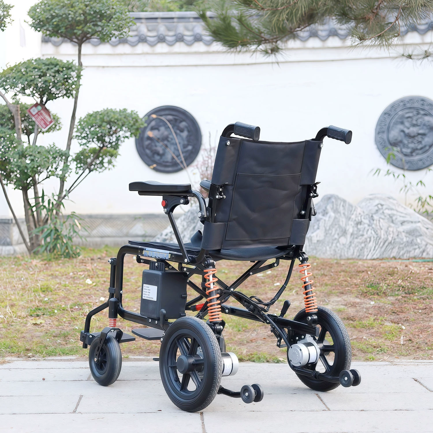 Электрическая инвалидная коляска, полностью автоматическая и интеллектуальная, компактная коляска для инвалидов, специально для пожилых людей, складная и легкая электрическая коляска.