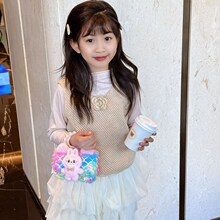 春季新款儿童手提包可爱毛绒毛毛包配饰公主包网红小女孩时尚小包