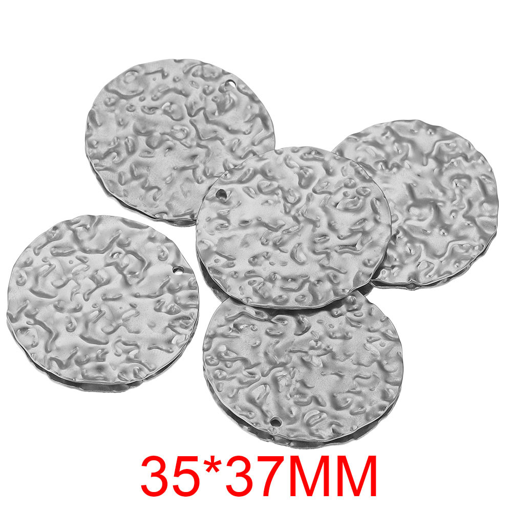 Acero inoxidable transfronterizo europeo y americano colgante multi-diseño bricolaje accesorios de joyería hechos a mano amor guirnalda colgante redondo colgante