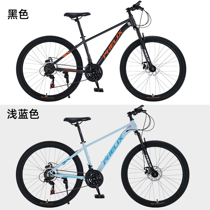 Bicicletas de montaña de acero al carbono para hombres y mujeres adultos bicicletas de amortiguación de velocidad bicicletas de montaña juveniles en stock