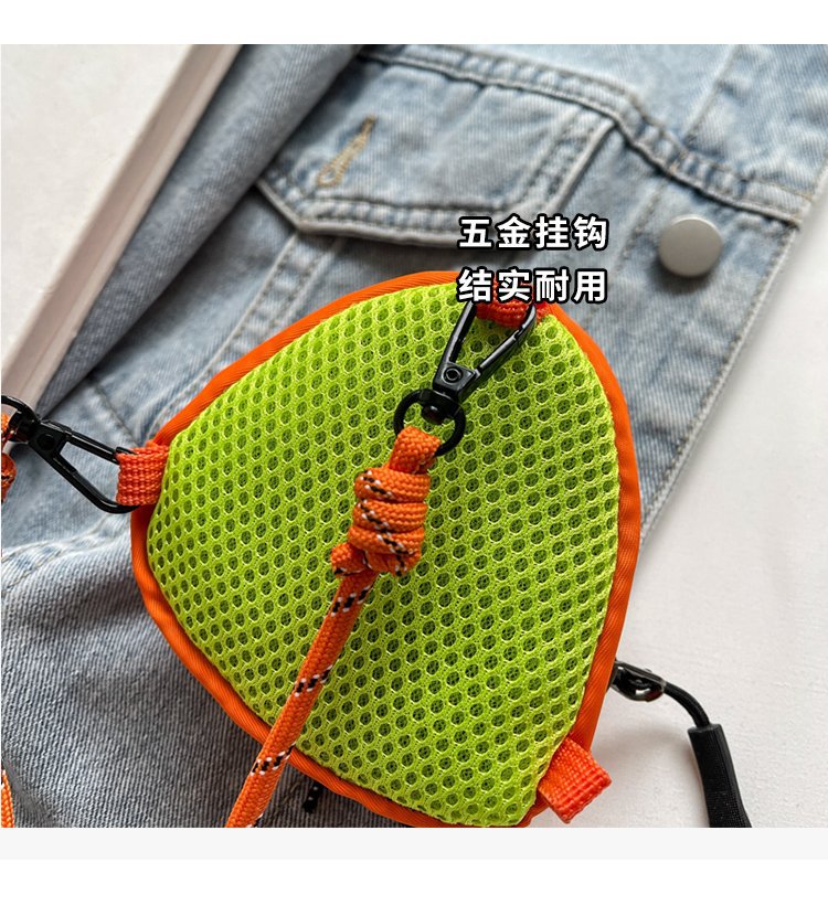 2024新款迷你钱包随身钥匙收纳零钱包女斜尼龙布小包mini