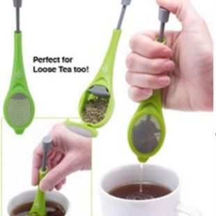 Silicone tea filter consider tea leaf tea brewer manual presser green tea filter gadget