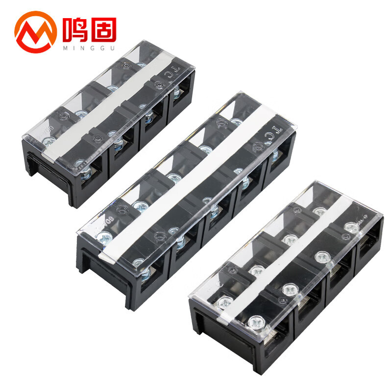 鸣固 TC接线端子排 大电流铜端子排板固定式接线柱 TC1504铜件 MG