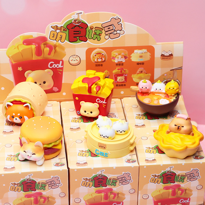 M325 귀여운 음식 유혹 블라인드 박스 [6팩]