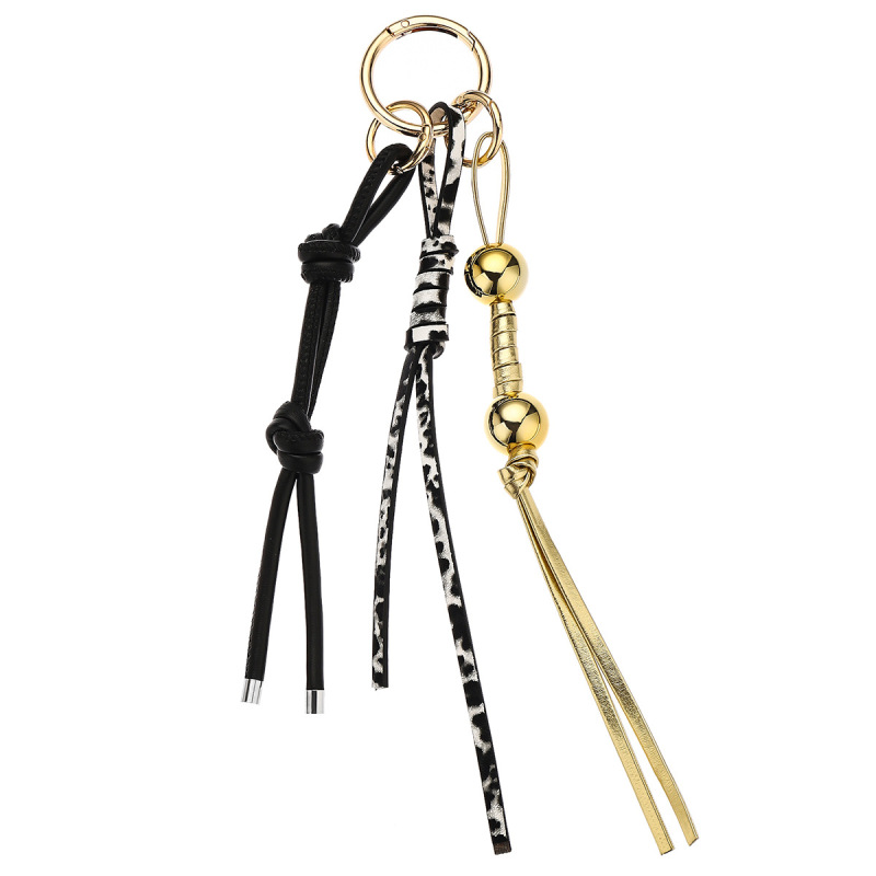 売れ筋のファッショナブルなバッグペンダント miu シリーズ多用途キーホルダーシンプルなレザー編組ロープ携帯電話ペンダント|undefined