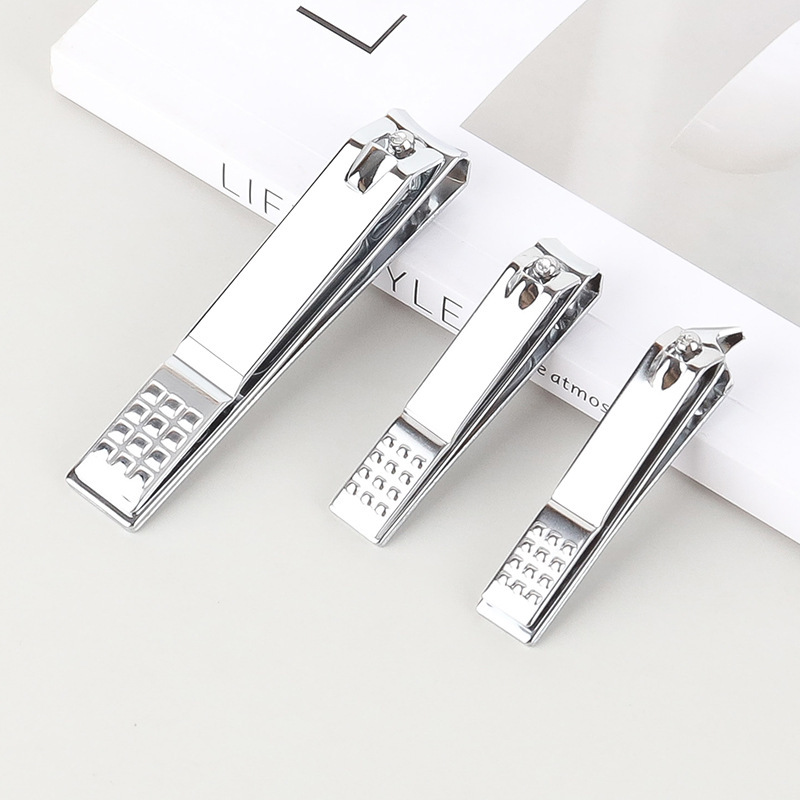Square Nail Clippers Yiwu Spot Flat Oblique Nail Clipper Accessories Manicure Tools Single Large, Medium and Small Nail Clippers