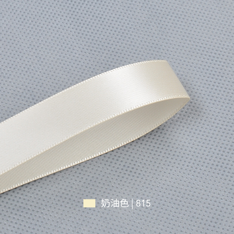 Correas Yao Ming de poliéster liso de una sola cara con cuerda tipo cartera con lazo para embalaje de joyería, cinta para embalaje de regalo