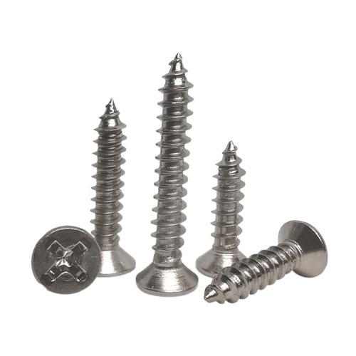 GB846 manufacturer wholesale cross countersunk head self-tapping screws 304/316 stainless steel M2M3M4 KA flat head screws