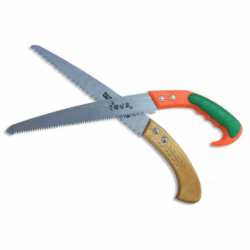 德之助手板锯园林锯木柄果树修锯子手锯伐木工具270 300 400批发