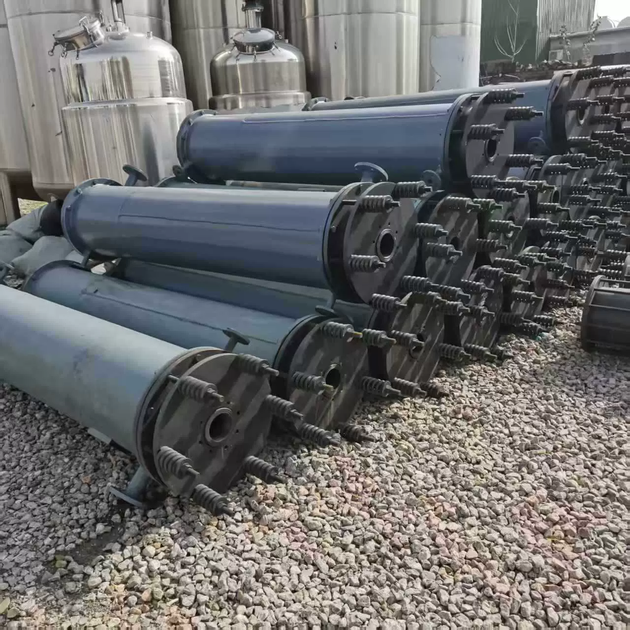 20平方石墨烯冷凝器 110平方不锈钢列管冷凝器