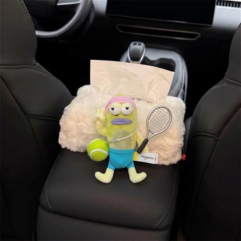 Car tissue box, car tissue holder, car paper bag, in-car hanging bag, creative seat decoration, hanging armrest box