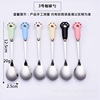 Cartoon fruit fork stainless steel, fruit dessert ceramics