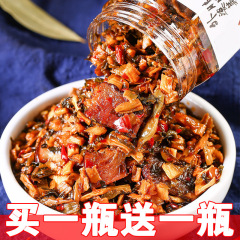 湖南名物おばあちゃんの炒めベーコン、ボトル入りすぐに食べられるピクルス、ピリ辛梅干し野菜 gh