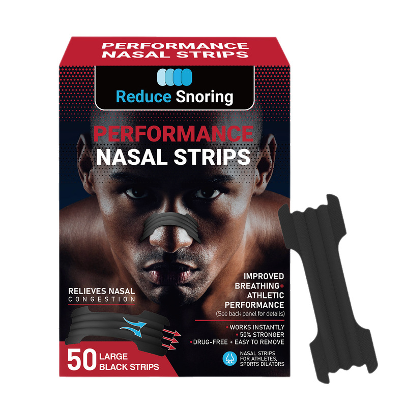 Nasal Strips运动员鼻贴，运动扩张器，改善呼吸和运动表现，50片|undefined