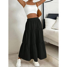 N 36965 High Waist Slim A-line Pleated Skirts �������� A ��