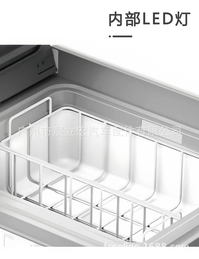 Aspligo Car 75L95 Liter Large Capacity Car Refrigerator 12V24V220V Outdoor Travel Refrigerated Freezer