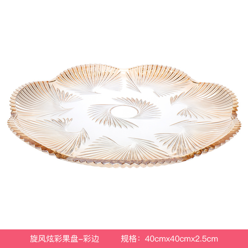 Frutero de cristal importado original de la República Checa, frutero de lujo ligero, regalo de inauguración, regalo de apertura, pieza decorativa, frutero para el hogar. image 7