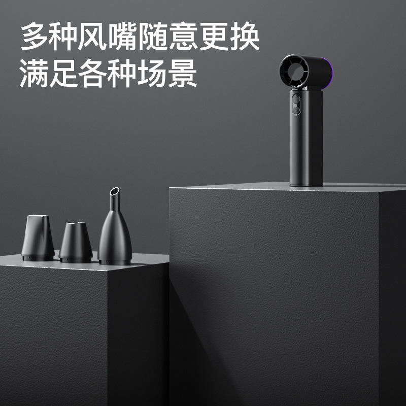 新しい暴力的なファンポケットファン屋外ハンドヘルドポータブル高速タービン小型ファンtemuクロスボーダーホットモデル|undefined