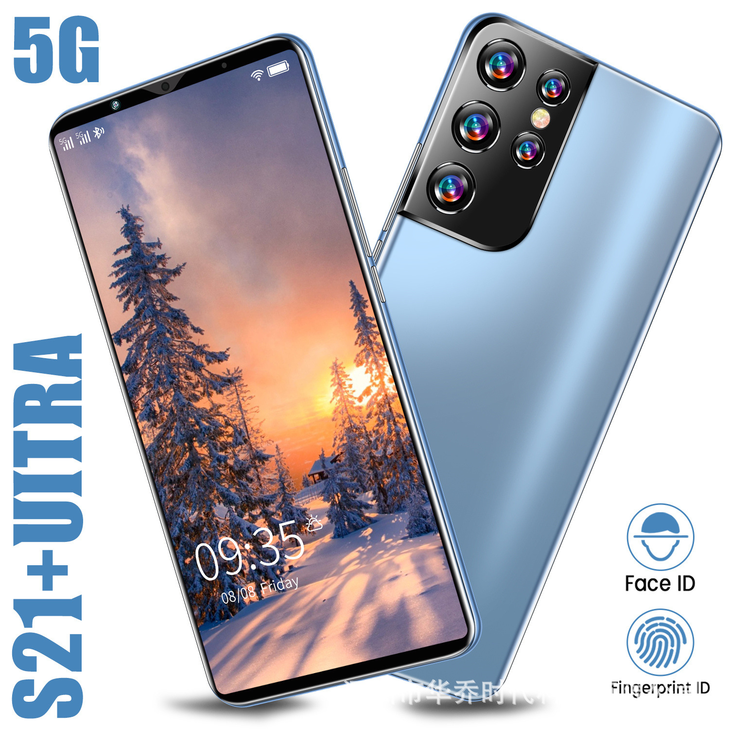 Direct Sales from the Source Factory, Cross-Border Mobile Phone S21Ultra 6.0inch High-Definition Large Screen Dual Sim 4g Smart Android System