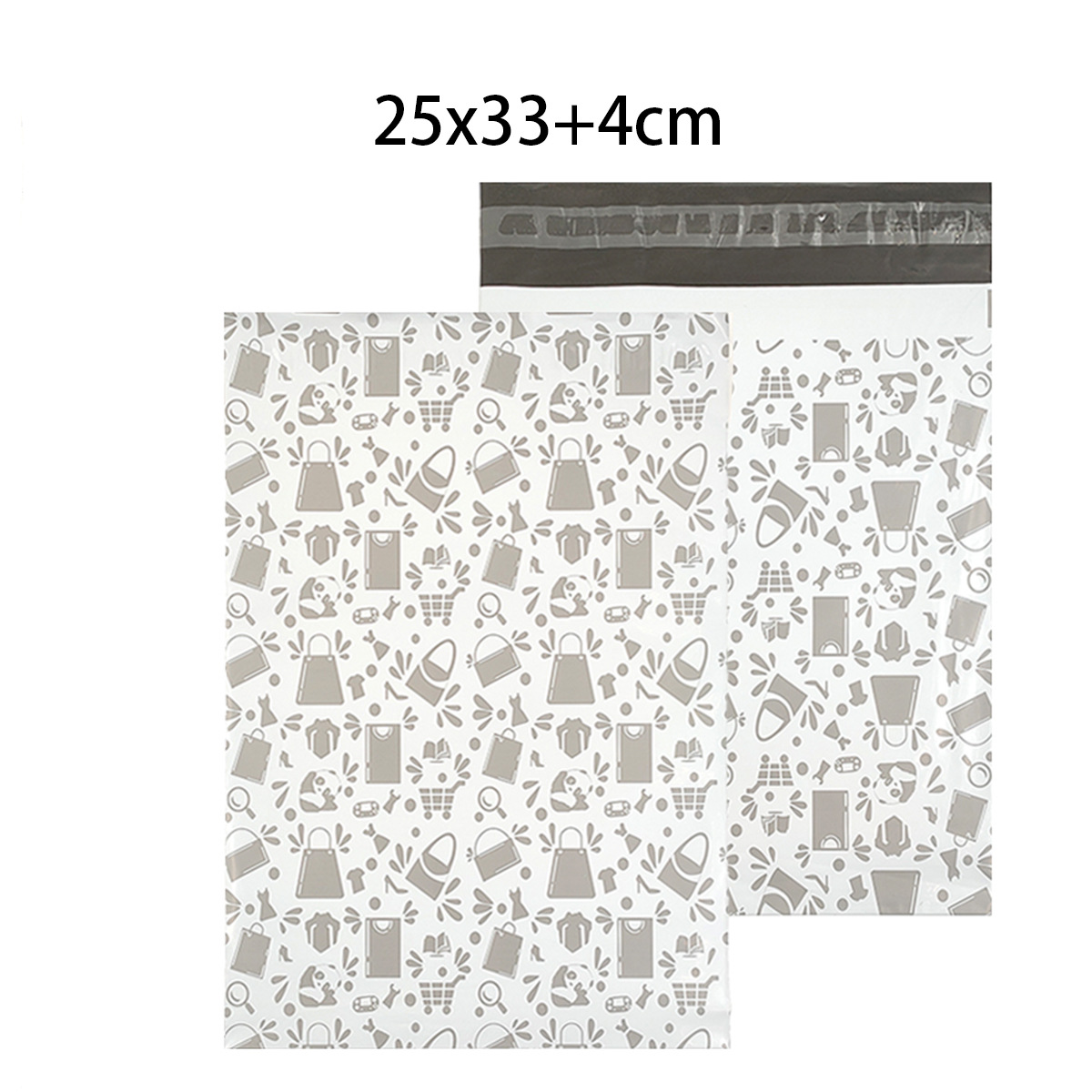 Bolsa de mensajería portátil rosa bolsa de mensajería impermeable gruesa bolsa de embalaje de ropa bolsa de embalaje de impresión de dibujos animados al por mayor