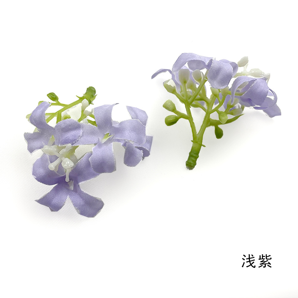 Simulación osmanthus floral cabeza DIY hecha a mano cabeza de flor de pinza tecnología de plantación verde con mano caja de regalo decoración de flores de mil lixiang