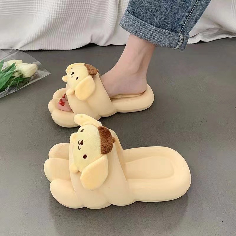 큰 맨발 머펫 [노란색]]