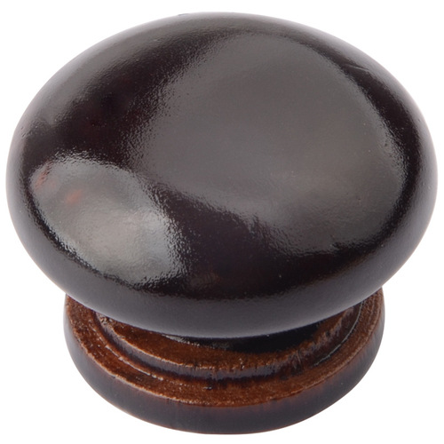 Solid wood furniture handle single hole wooden cabinet door handle drawer round handle wood single hole handle beech round handle