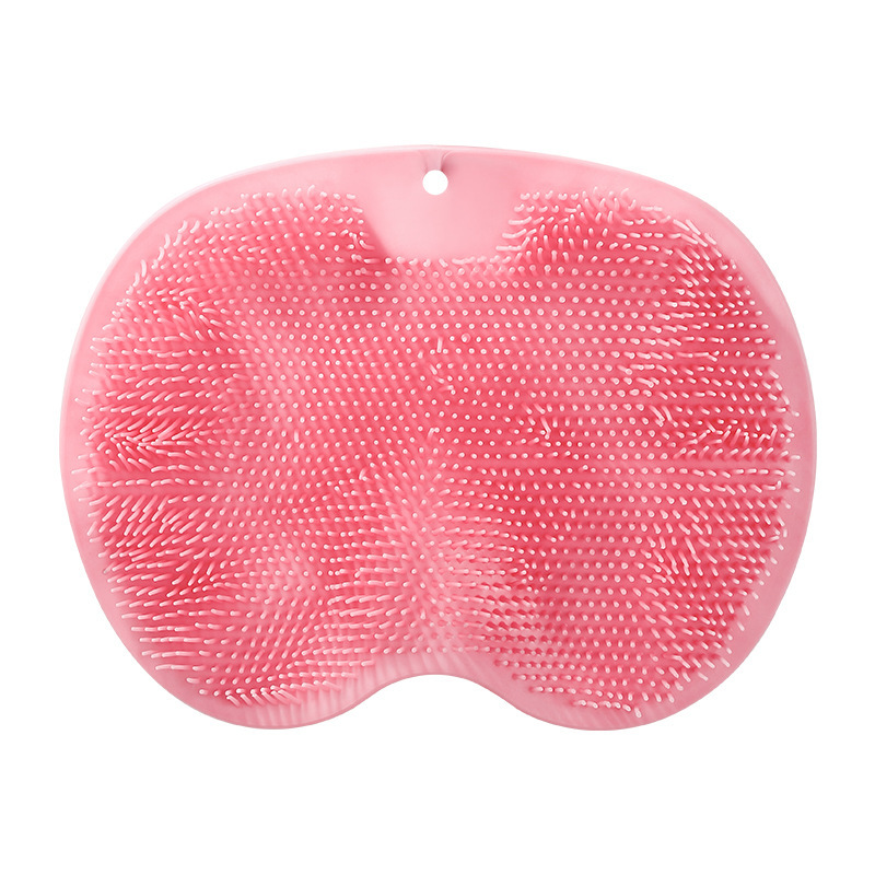 Multifunctional bath rubbing artifact back rubbing foot massage bath non-slip mat dead skin removing lazy household bath brush with suction cup