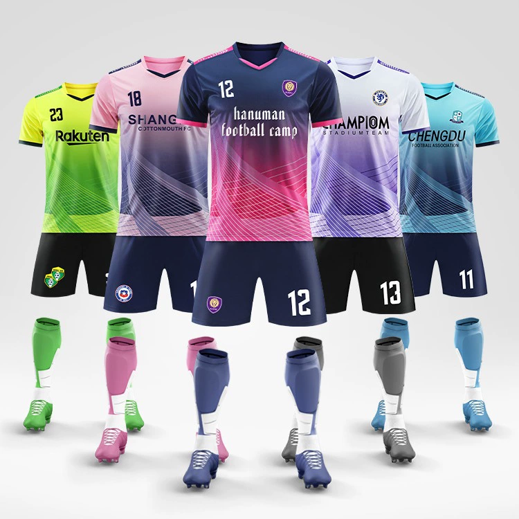 2024 новый футбольный костюм мужской игровой тренировочный костюм костюм детская спортивная одежда для взрослых трикотажная печать