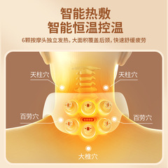 Mi Home APP Cervical Massage Device with Heating Therapy, Low Frequency Pulse Heating, Smart Cervical Massager, 6-Head Gift