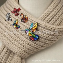 �羳Stained Glass Wildlife Enamel Pinsľ�|����m�Ż������