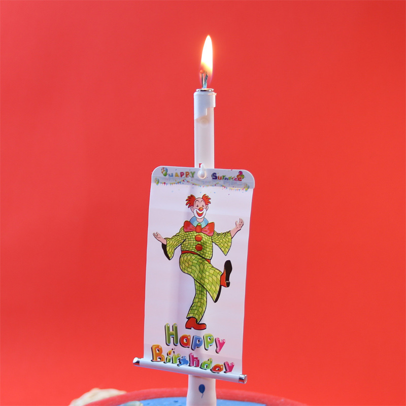 Birthday Geometric Plastic Paraffin Birthday Candle display picture 6