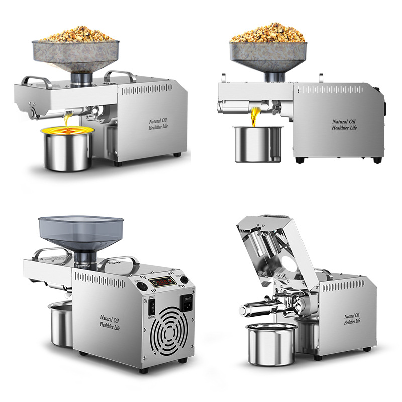Aceite press110v/220V venta al por mayor transfronteriza prensa de aceite espiral pequeño control de temperatura inteligente aceite de cocina equipo D0