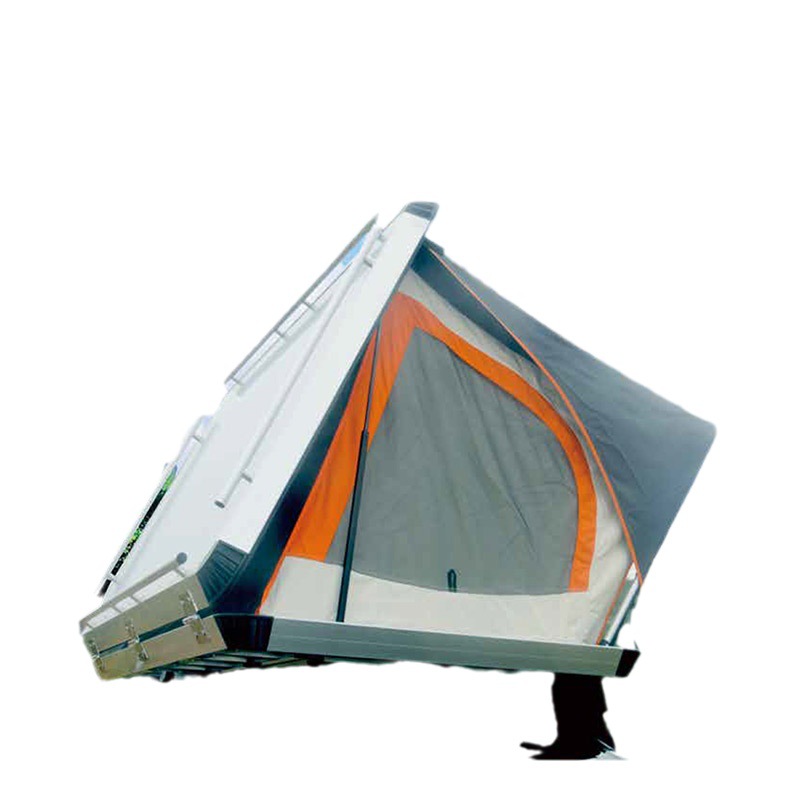 Tienda de techo ERP FRP montada en el vehículo acampar al aire libre viaje autónomo padre-hijo portátil de apertura rápida