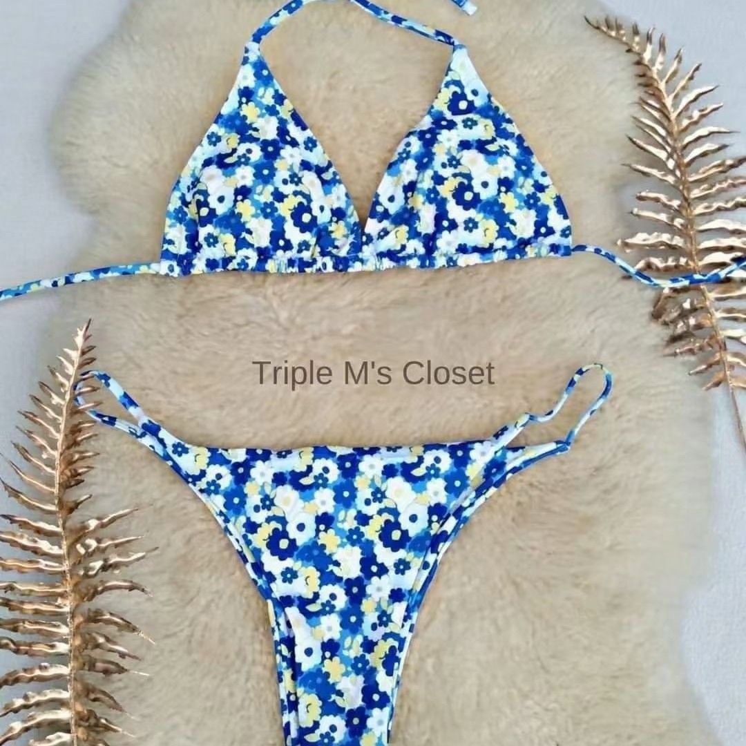 Marca de verano shein comercio exterior sexy bikini fresco bikini con cojín de pecho trajes de baño transfronterizos misceláneos de cola