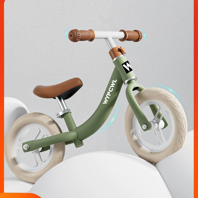 Bicicleta de equilibrio de acero con alto contenido de carbono sin pedales para edades de 1 a 6 años, bicicleta deslizante, andador, patinete para niños.