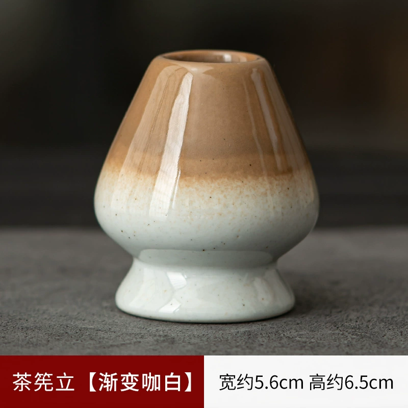 Набор чая матча (Creative Ceramics) японский стиль керамические чайные инструменты — венчик, ложка, сито нержавеющая сталь