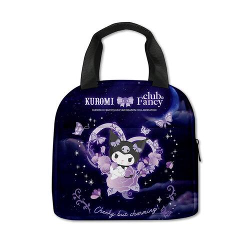 3D New Print Hello Kitty Kuromi Picnic Bag for Primary School Students, Hand-held Ice Bag for Children's Lunch Bag