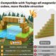 My World Village Head's Home Magnetic Block Building Blocks suit Magnetic Block Toys Cross-border Explosions Factory Wholesale