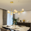 Creative coffee bar LED starry sky for living room, fashionable ceiling lamp, lights