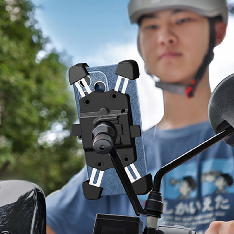 2024 Electric Bike Phone Mount Navigation Holder Takeaway E-bike Bicycle Motorcycle Navigation Riding Bracket