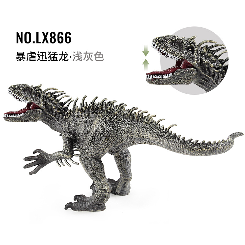 Juguetes de dinosaurios de exportación transfronteriza Triceratosaurus velociraptor Sur Zoosaurus modelo de animales juguetes ornamentales