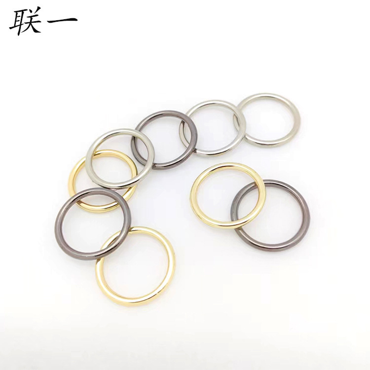 Metal O-Ring Belt Zinc Alloy Circle Accessories Solid Curtain Accessories Hanging Ring Bag Seamless Closed Ring