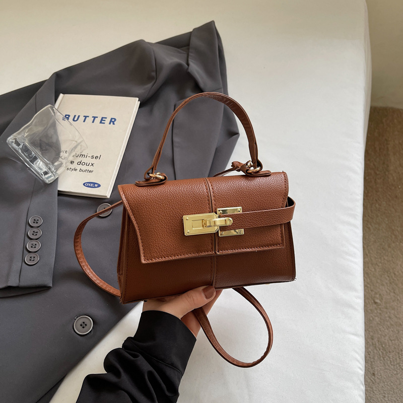 Exquisite Trapezoidal Shoulder Bag For Women, High-end Handbag_voghion.com