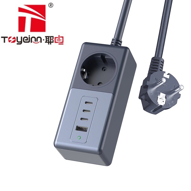 TY2332-120W氮化镓电源插板 美规欧规英规AC插脚